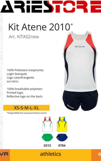 Sparta kit Running Givova KITA05